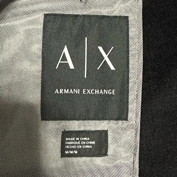 AX armani exchange velvet blazer